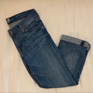 7 For All Mankind skinny crop jeans